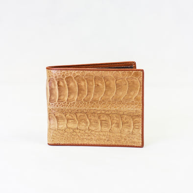 Slim Fold Wallet - Ostrich Leg