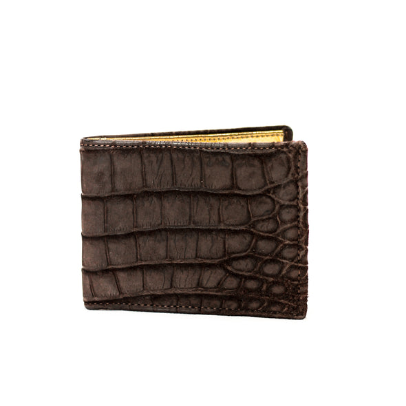 Slim Fold Wallet - Crocodile