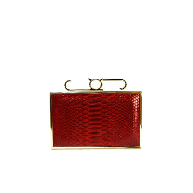 Attache Box Clutch - Python