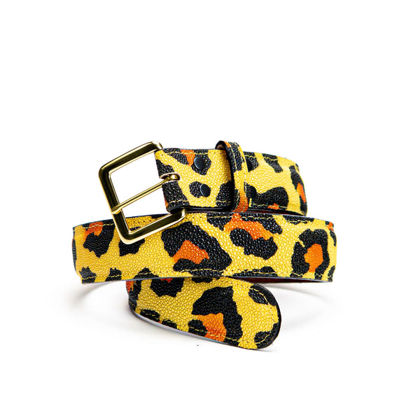 Belt - Leopard Stingray
