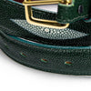 Belt - Forest Green Stingray