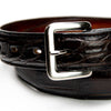 Belt - Dark Brown Alligator (1.25" wide)