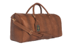 Brown Python Duffle Bag