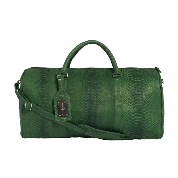 Duffel Bag - Green Python