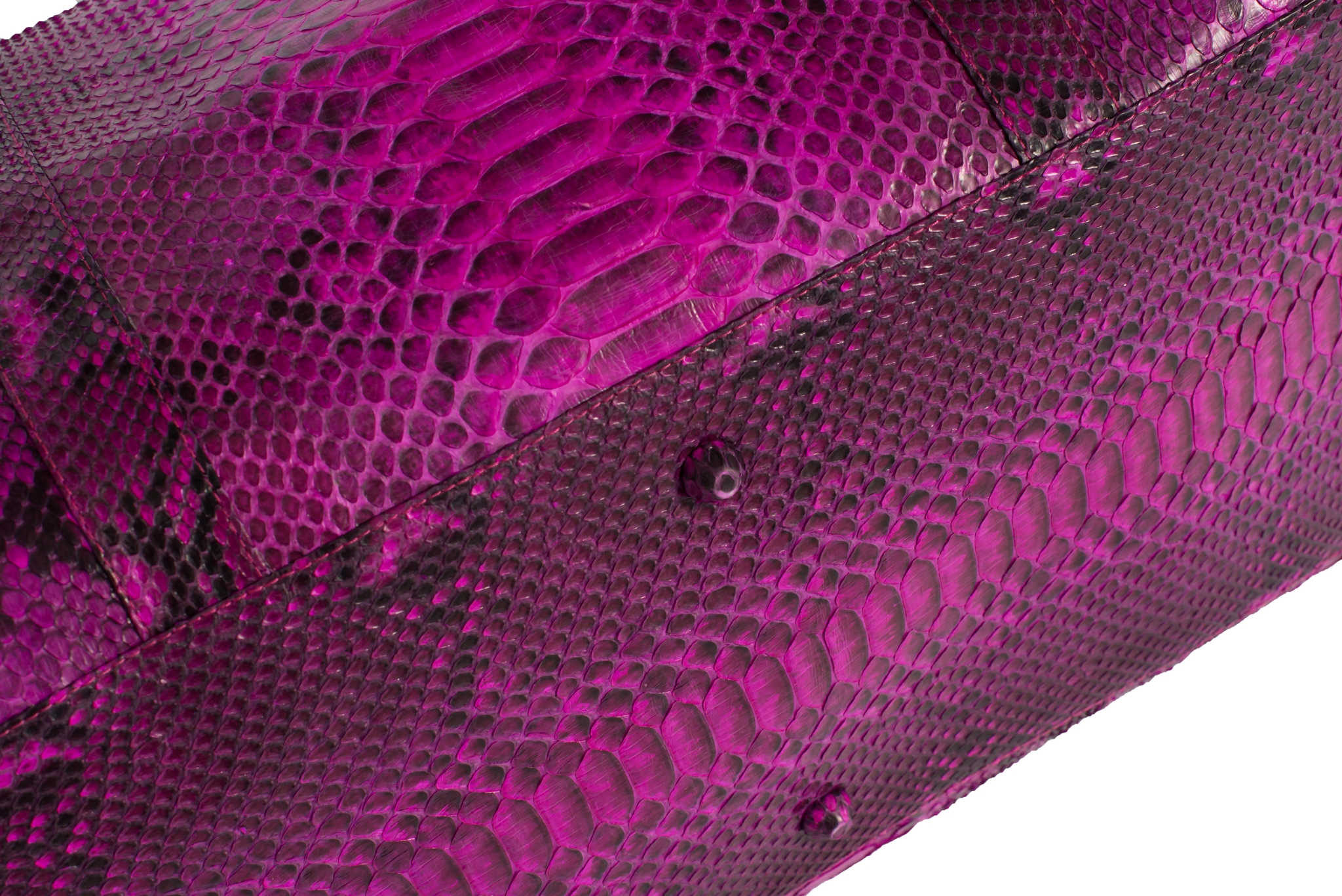 Magenta Python Duffel Bag - Black & Magenta Python – GiovannaBarrios