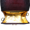 Small Top Handle Satchel - Lizard