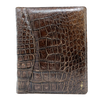 Dark Brown Alligator Padfolio