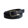 Alligator Skin Bracelet with Brass Hardware