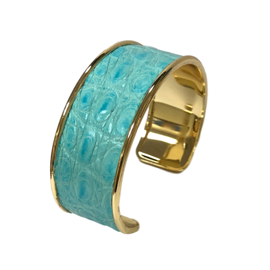 Large Cuff Bracelet - Alligator
