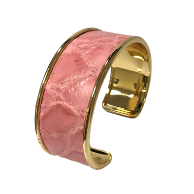 Large Cuff Bracelet - Alligator