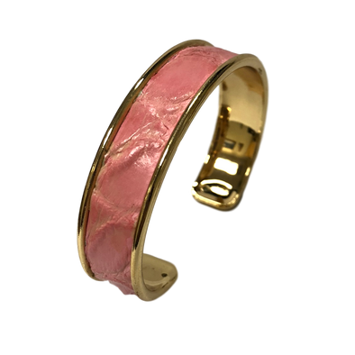 Medium Cuff Bracelet - Alligator