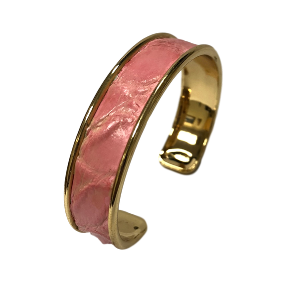 Medium Cuff Bracelet - Alligator