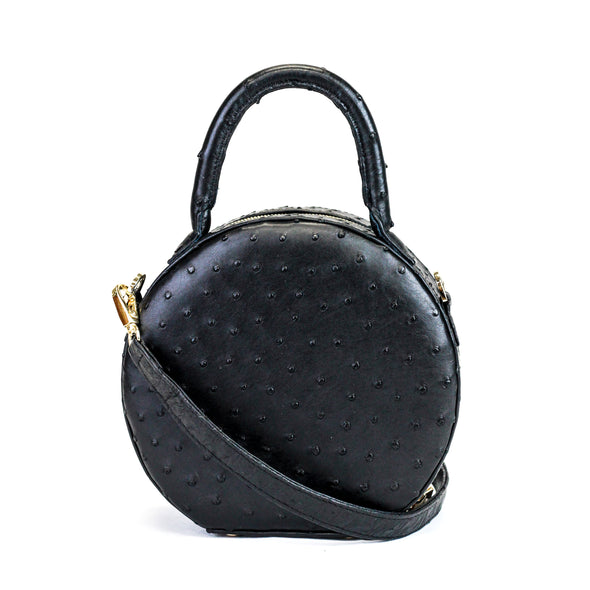 Round Purse - Ostrich