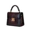 Small Top Handle Satchel - Lizard