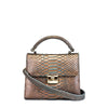 Small Top Handle Satchel - Python