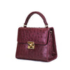 Small Top Handle Satchel - Ostrich