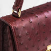 Small Top Handle Satchel - Ostrich