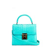 Small Top Handle Satchel - Python