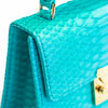 Small Top Handle Satchel - Python