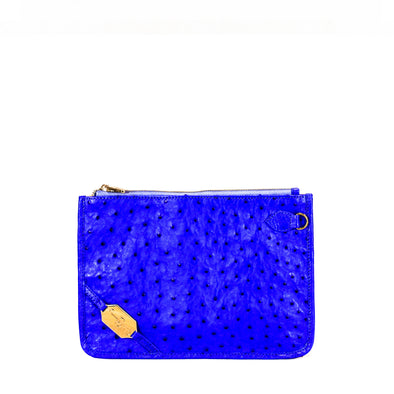 London Wristlet - Ostrich