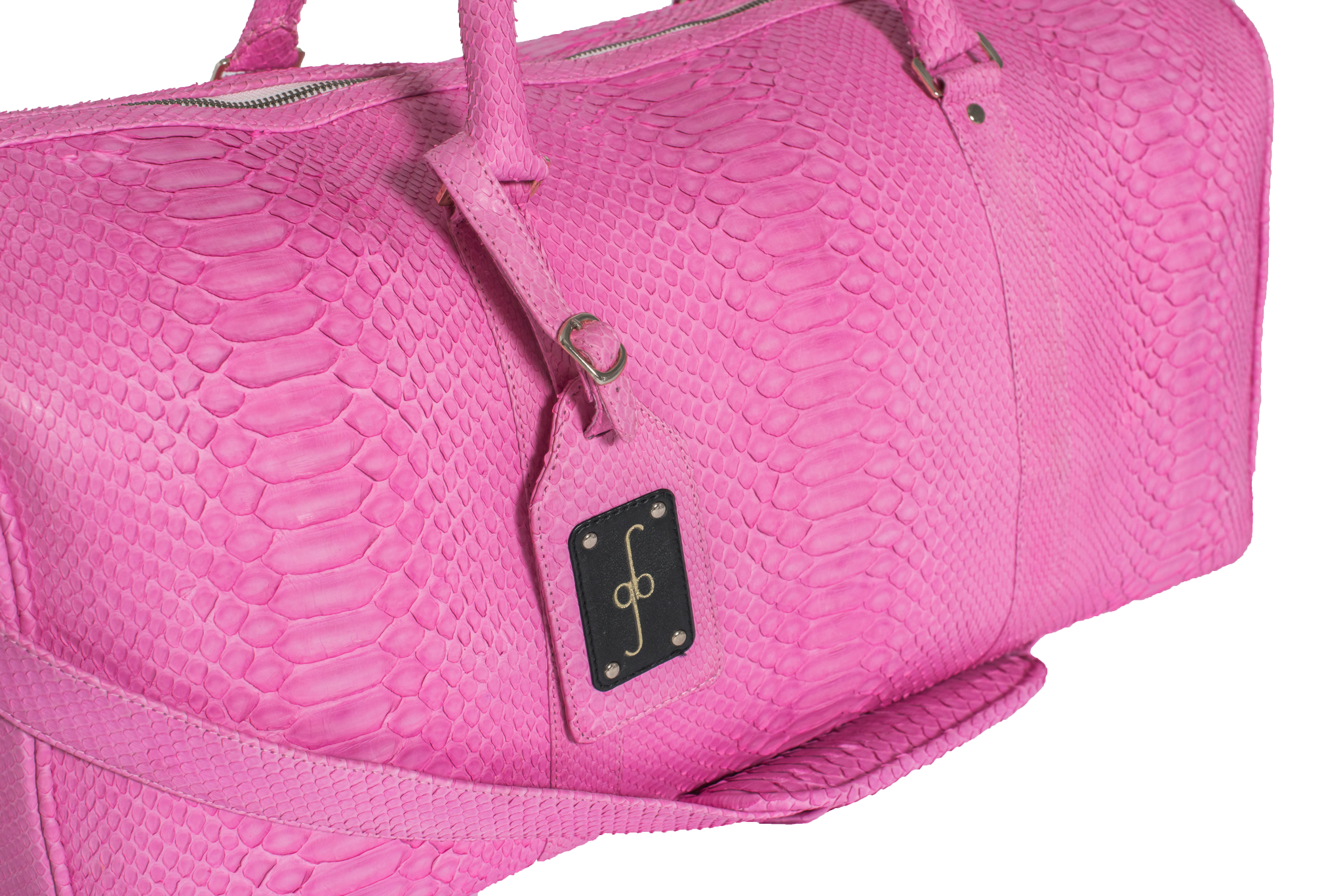 Python Duffle Bag Duffel Bag - Pink Python – GiovannaBarrios