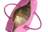 Giovanna Barrios Pink Python Duffle Bag