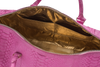 Giovanna Barrios Pink Python Duffle Bag