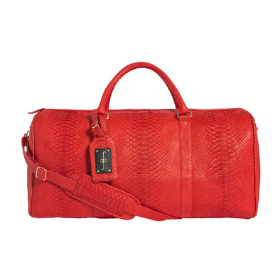 Duffel Bag - Red Python