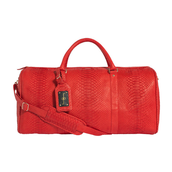 Duffel Bag - Red Python