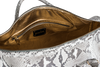 Natural Python Duffle Bag