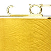 Attache Box Clutch - Lizard