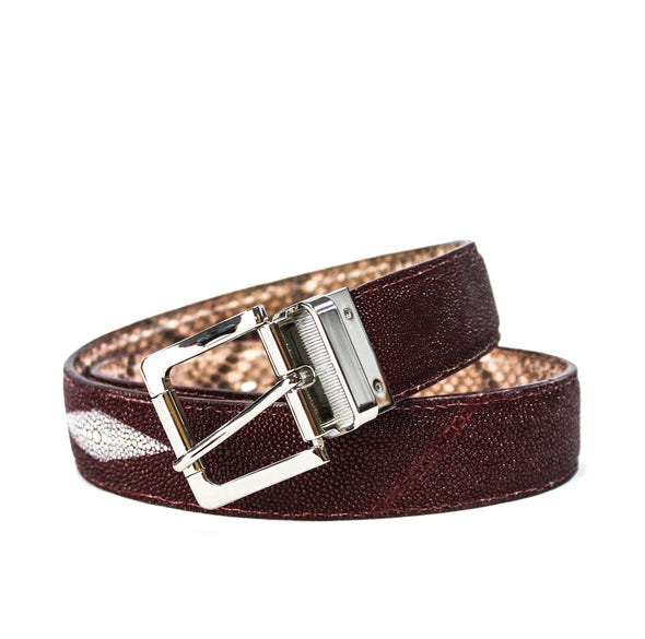 Reversible Belt - Stingray & Python