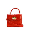 Small Top Handle Satchel - Crocodile