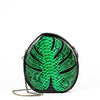 Palm Leaf Clutch - Python