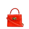 Small Top Handle Satchel - Ostrich
