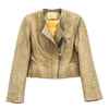 Cropped Moto Jacket - Python
