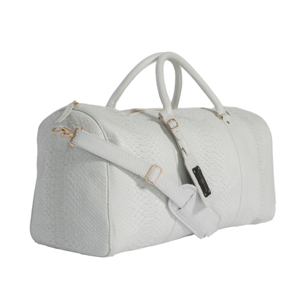 Duffel Bag - White Python